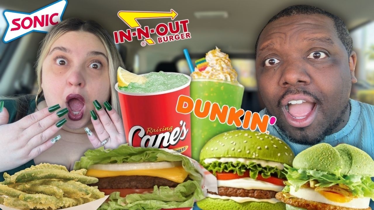 Eating ONLY GREEN COLOR FOODS For 24 HOURS!