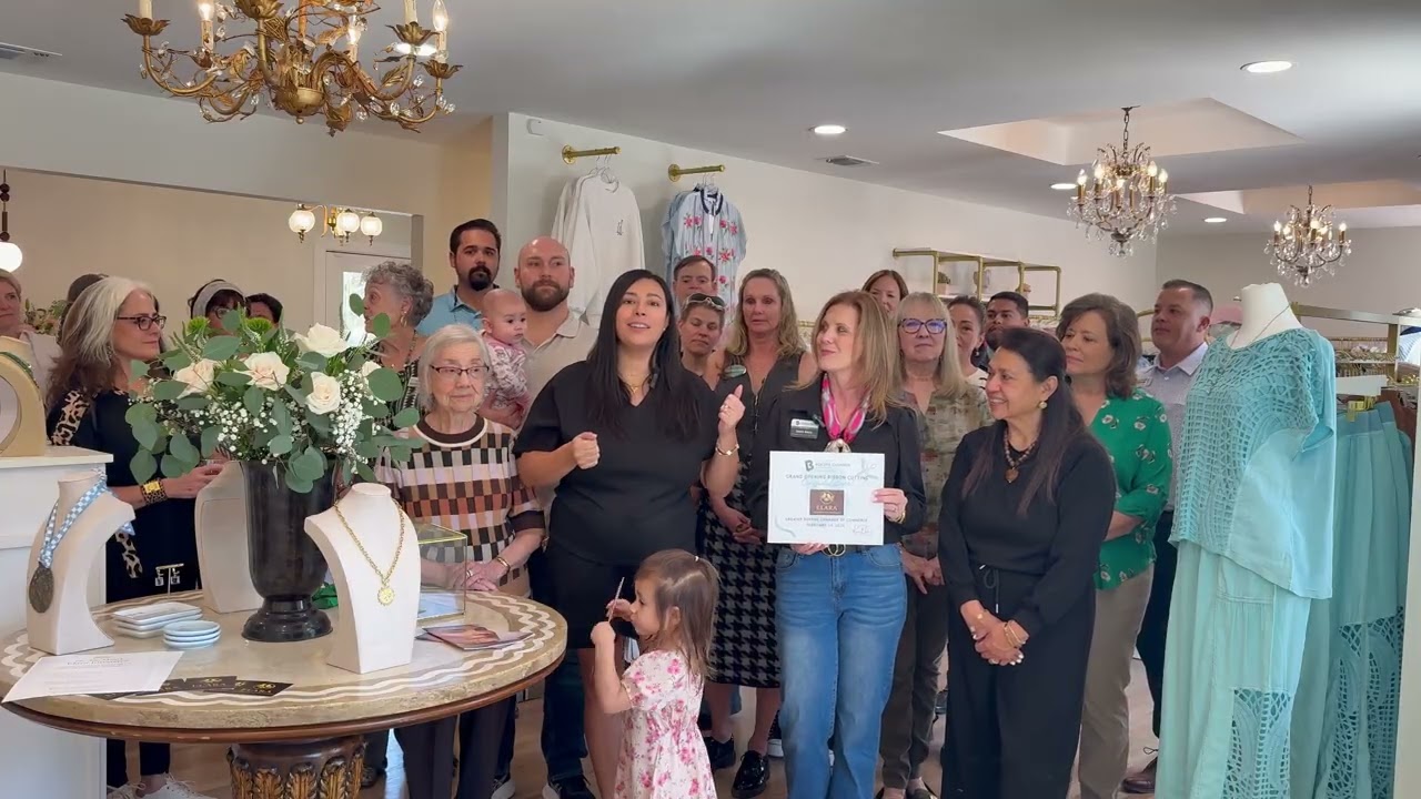 Ribbon Cutting for Elara Aesthetics & Boutique