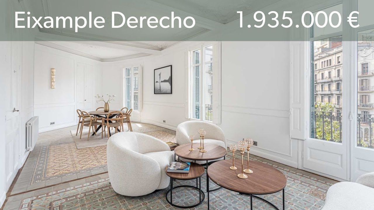 Lujoso apartamento en venta en la Dreta de l'Eixample, Barcelona