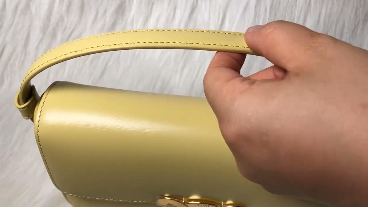 Celine /赛琳21年秋冬款triomphe凯旋门box腋下包单肩手提女包