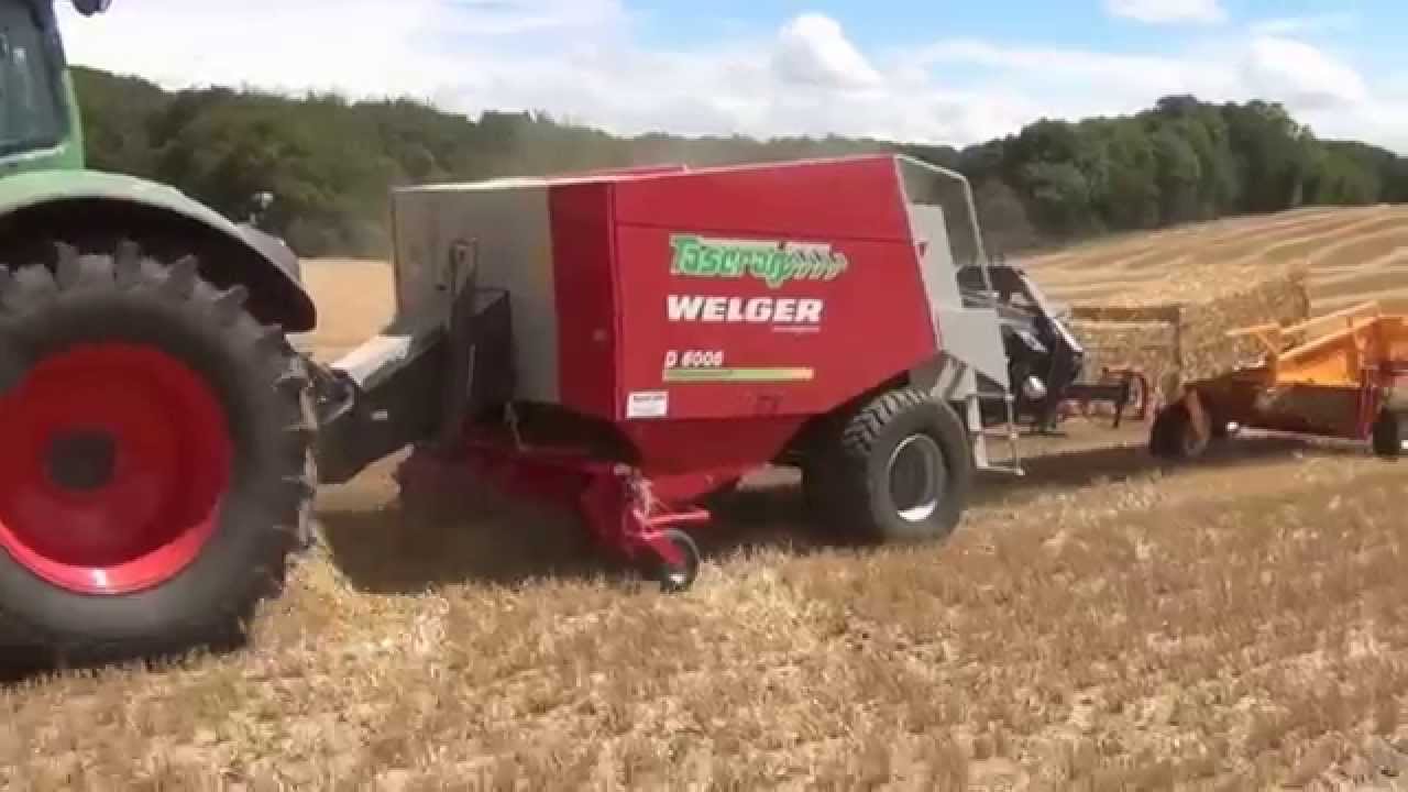welger D6006 + groupeur meijer par taserag