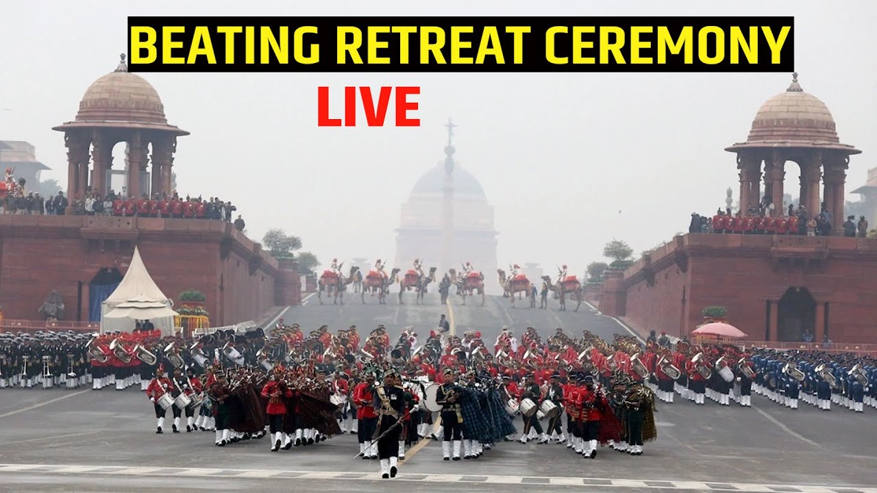 LIVE: Beating Retreat Ceremony 2026 | Rashtrapati Bhavan | Vijay Chowk