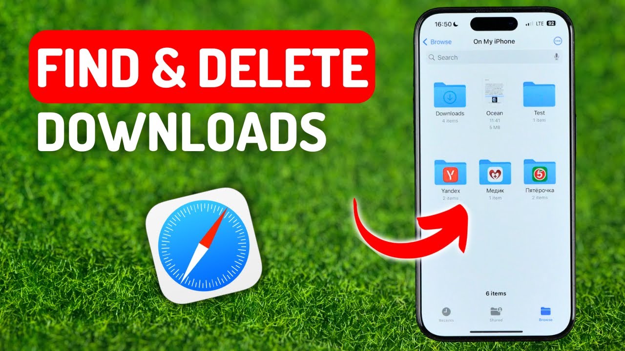 How to Find & Delete Downloads From Safari on iPhone - [iPhone 15 Pro]