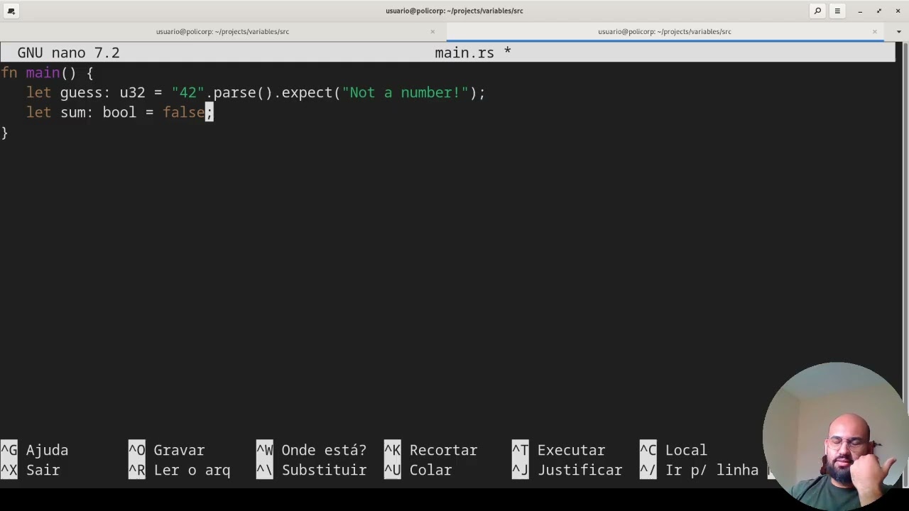Rust - Tipos de Dados (Aula 4)