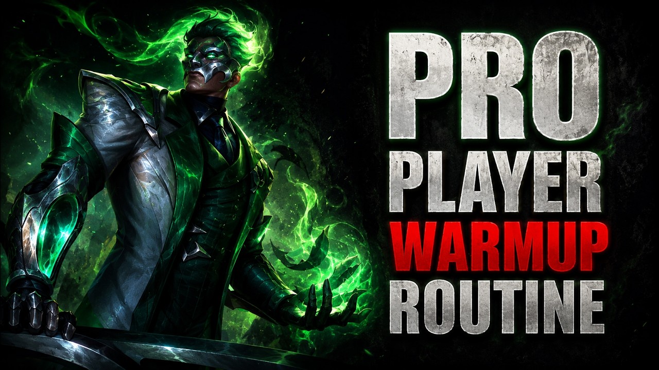 How to warm up like a PRO player  - League of Legends