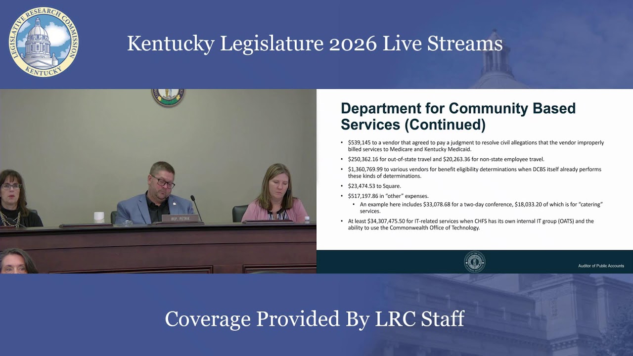 House Standing Committee on Appropriations and Revenue.(2-10-26)