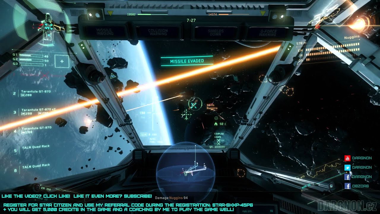 Star Citizen 2.1.2 Battle Royale VICTORY 16 kills 36000 score F7CM Super Hornet 31 1 2016
