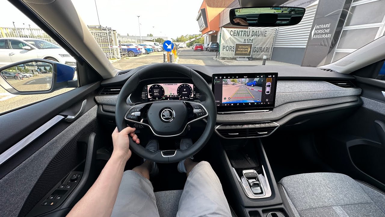 Driving New Skoda Octavia Facelift 2024 - No Comment