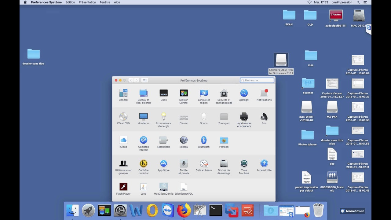 Installation imprimante Lexmark sous MAC