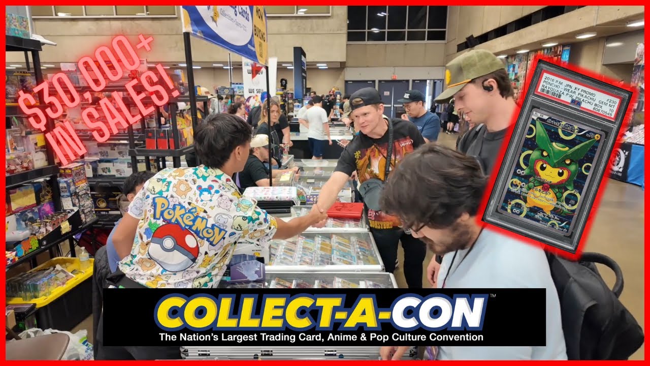 $30,000 in Sales on The 1st Day?! / Pokémon Vendor POV / Dallas Collect A Con 2025
