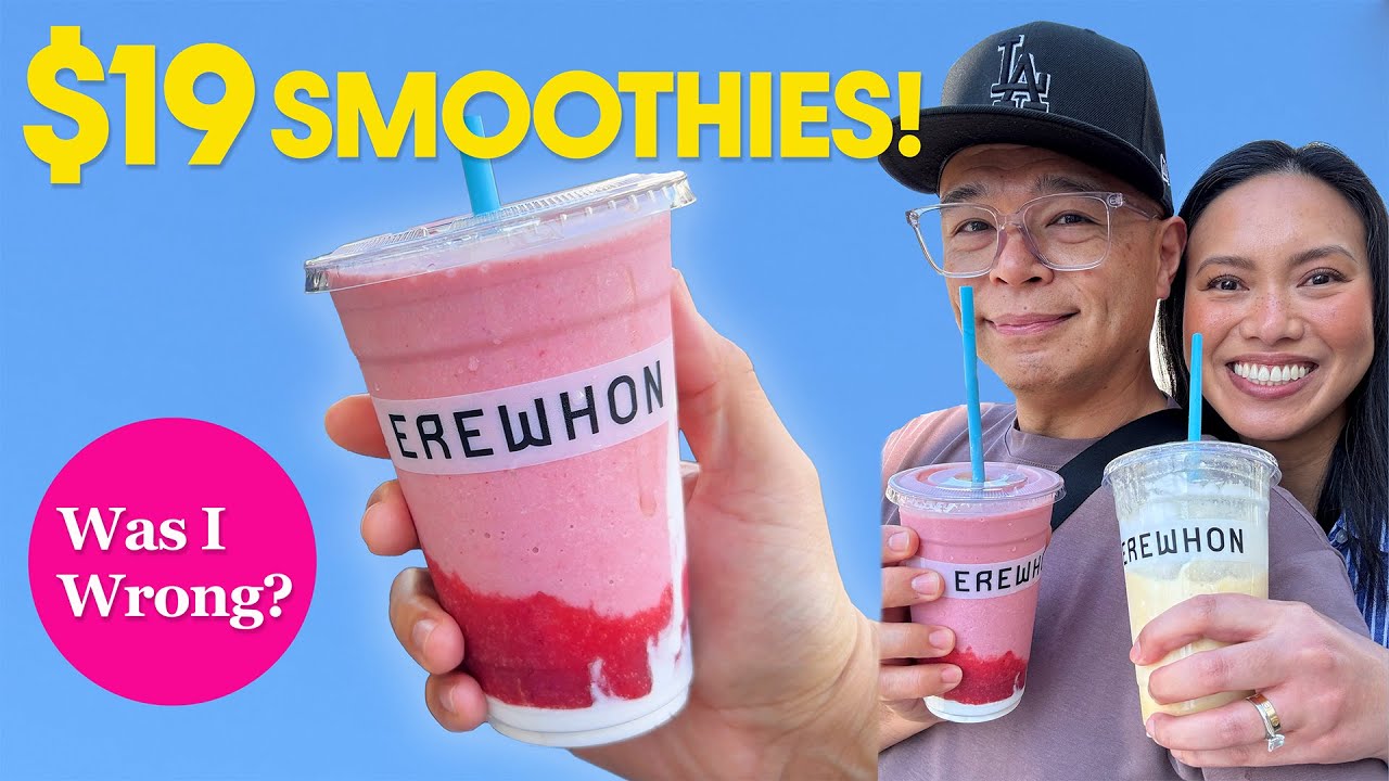 Впервые пробую смузи Erewhon за 19 долларов! Стоит ли оно того?