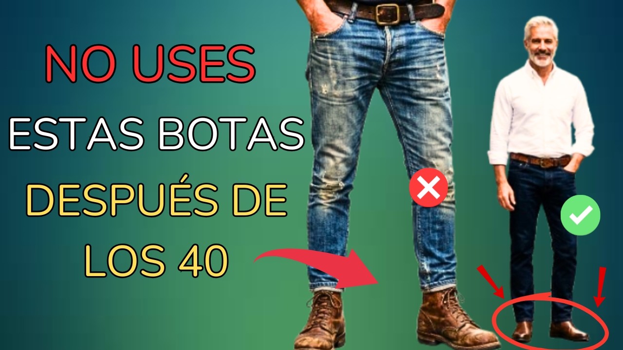 LAS MEJORES BOTAS PARA HOMBRES MAYORES DE 40: para lucir más joven y elegante|Refinamiento Masculino