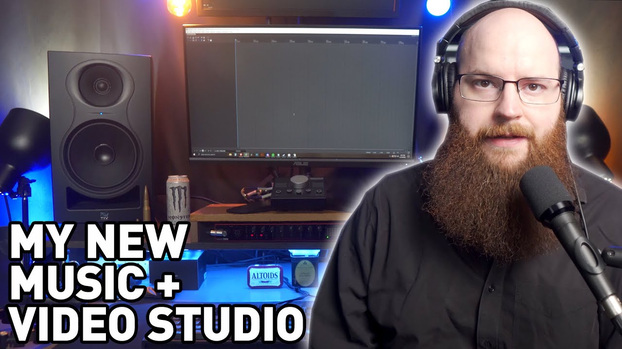 Come Tour my New Music Production and YouTube Home Studio!