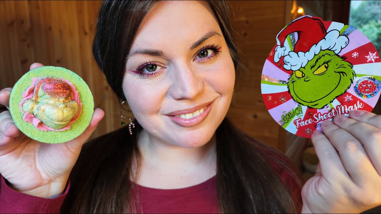 Vánoční péče o tvoji pleť a tělo s Grinchem 💚🛀 Roleplay | ASMR CZ