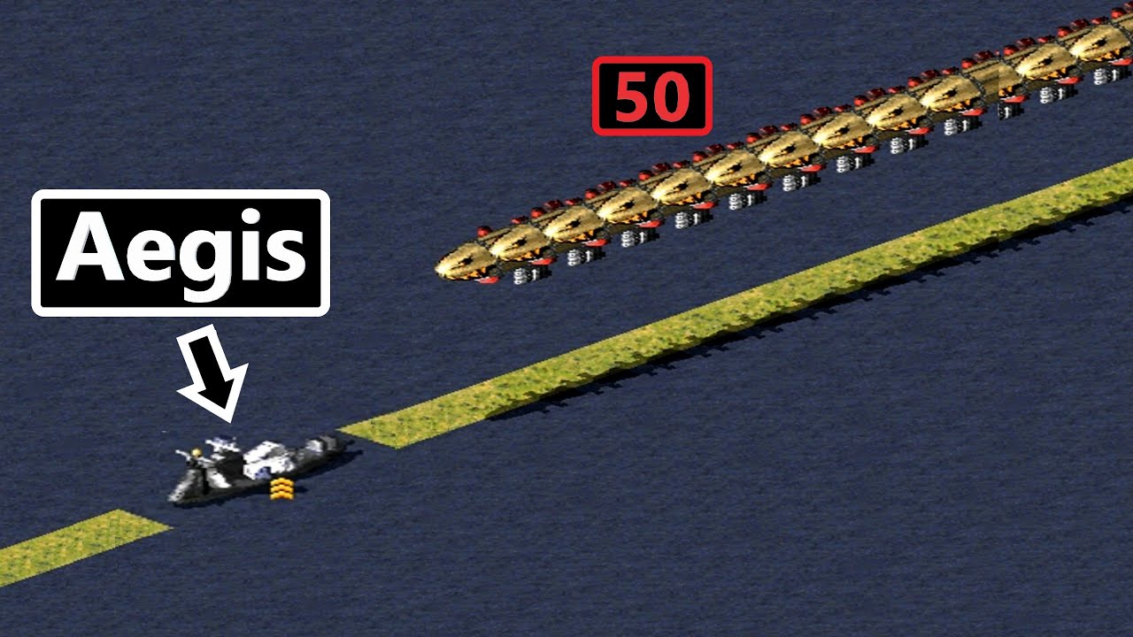 Can they pass by Aegis? - Red Alert 2