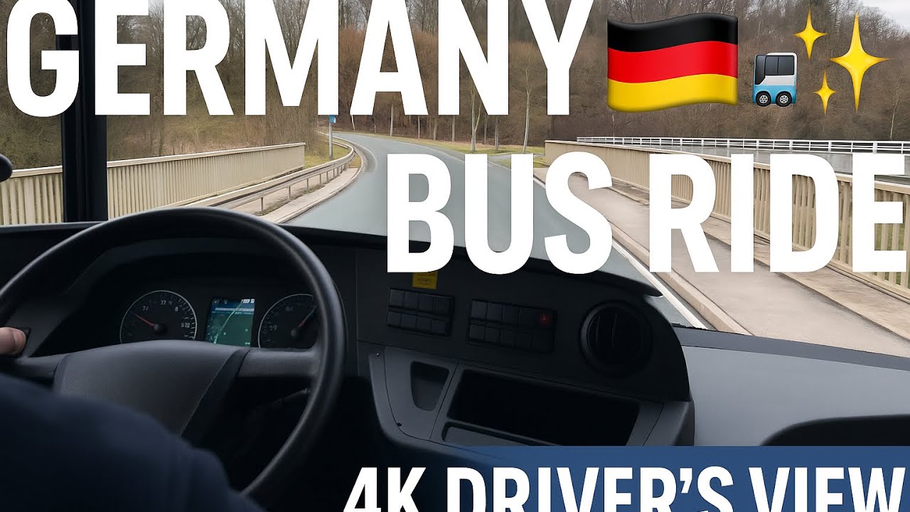MERCEDES-BENZ CITARO 🚌✨ | Smooth 4K Bus Ride in Germany | Relaxing City & Countryside Journey
