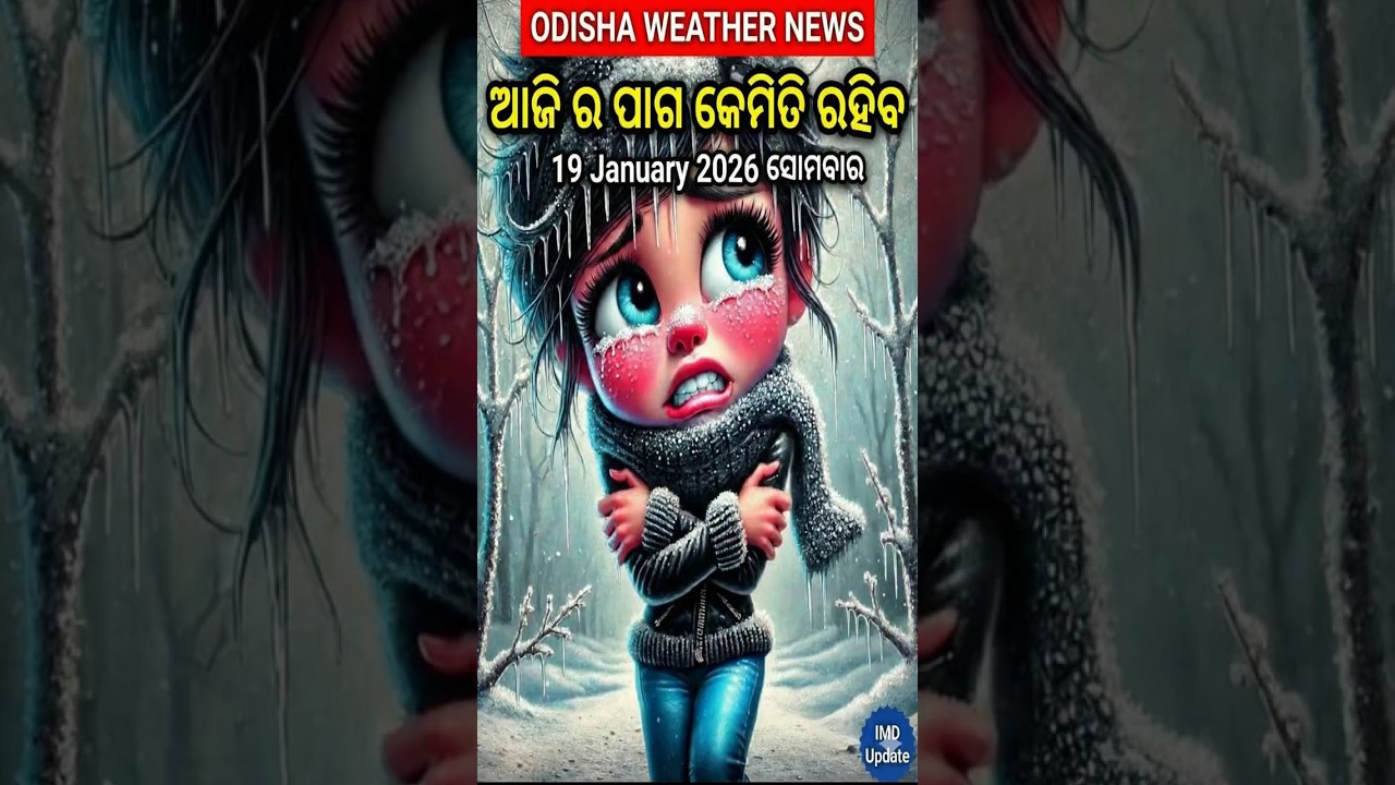 19 January 2026 | Weather Update 🌤️ Aaji Ra Panipaga | Odisha Weather Today I