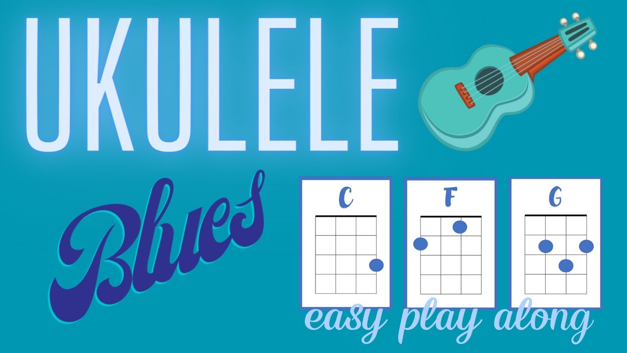 UKULELE BLUES | C F G | Slow then Fast | Easy play along