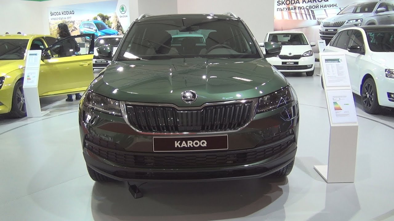 Škoda Karoq Style 2.0 TDI 150 hp DSG 4x4 Emerald Green Metallic (2018) Exterior and Interior
