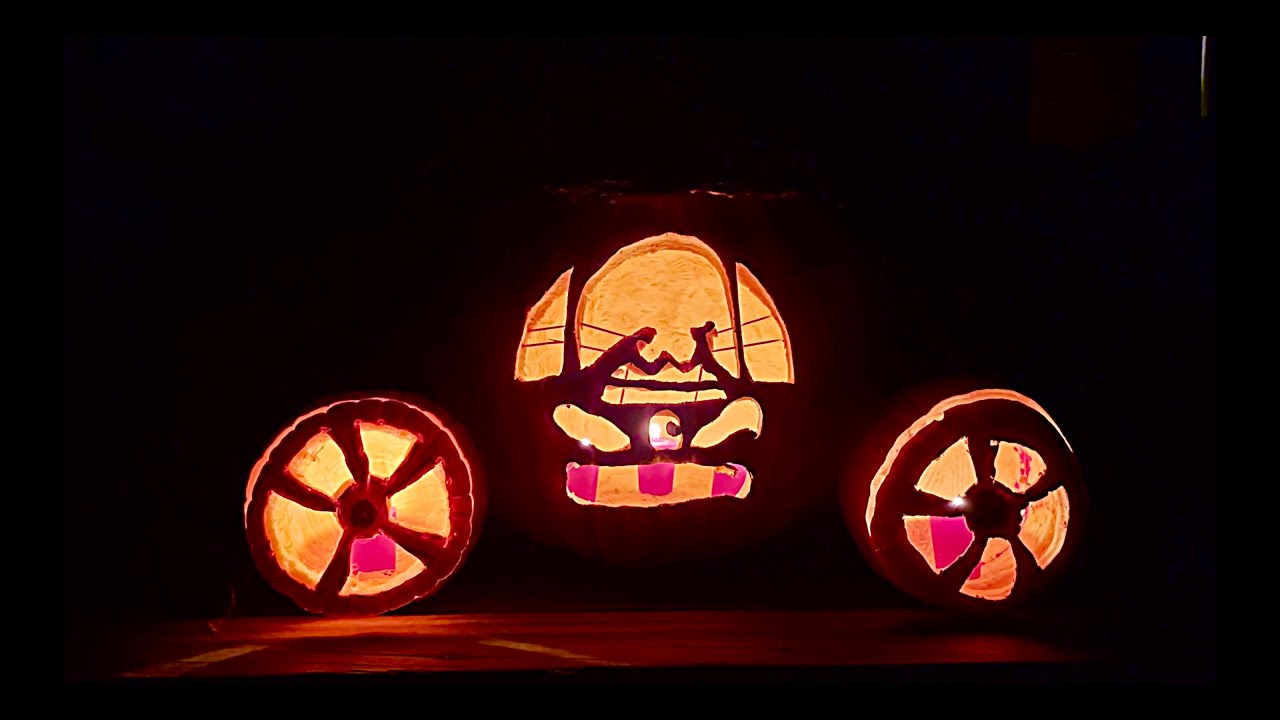 Carving Cinderella's Carriage and African Animals on Pumpkins