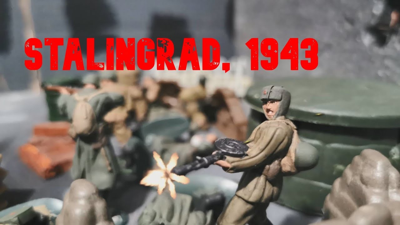 5 minutes in hell | 1943 Battle for Stalingrad WW2 stop motion | Army men