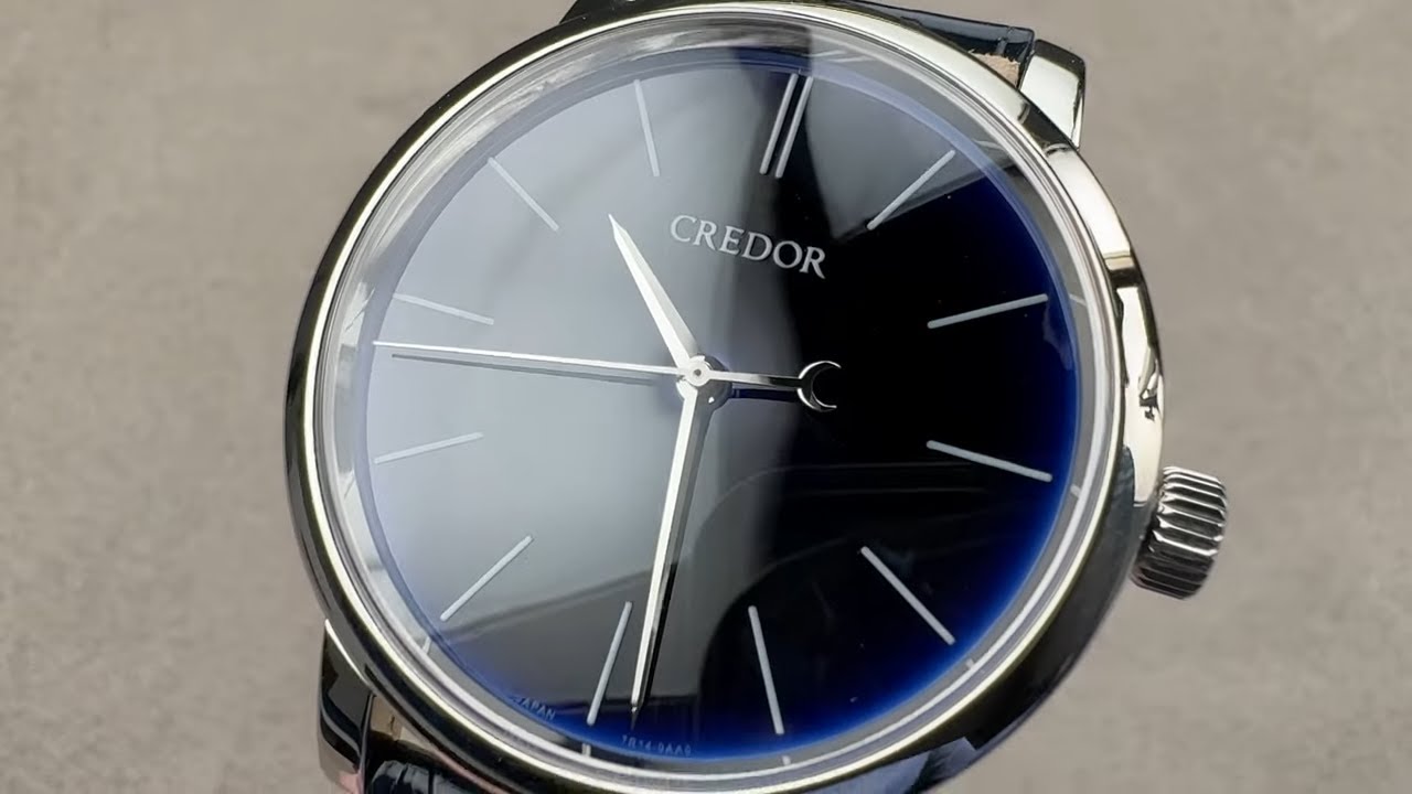 Обзор часов Credor Eichi II Blue Porcelain Dial (Grand Seiko)