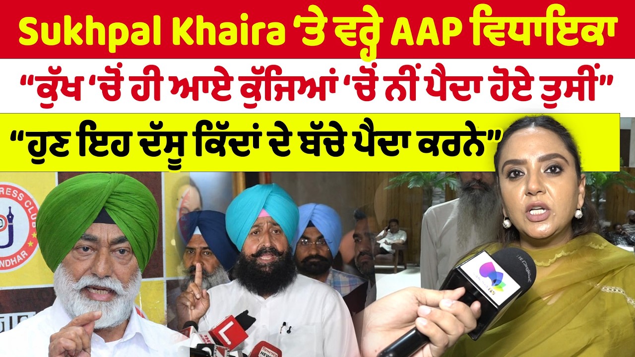 Sukhpal Khaira ‘ਤੇ ਵਰ੍ਹੇ AAP ਵਿਧਾਇਕਾ“ਹੁਣ ਇਹ ਦੱਸੂ ਕਿੱਦਾਂ ਦੇ ਬੱਚੇ ਪੈਦਾ ਕਰਨੇ” | News Only World Wide