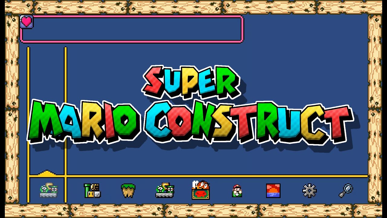 Super Mario Construct - Toolbar Rework