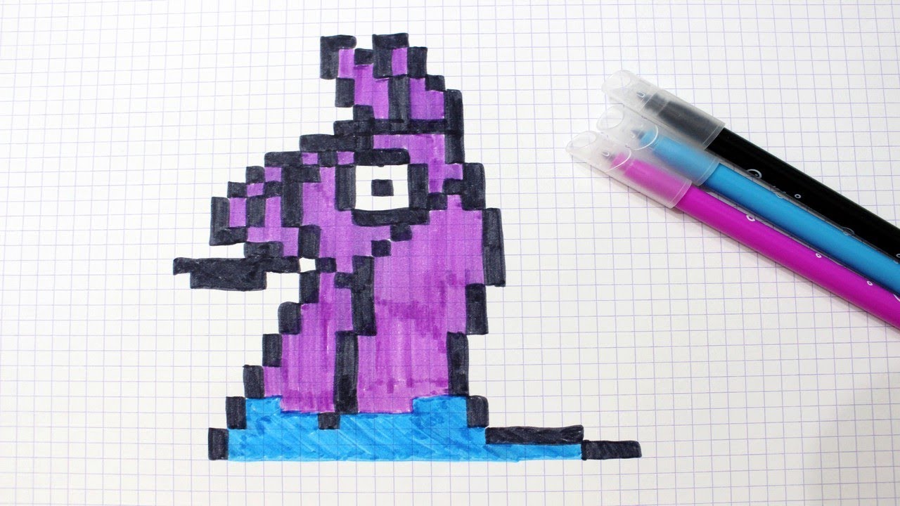 Lama de Fortnite en Pixel Art !
