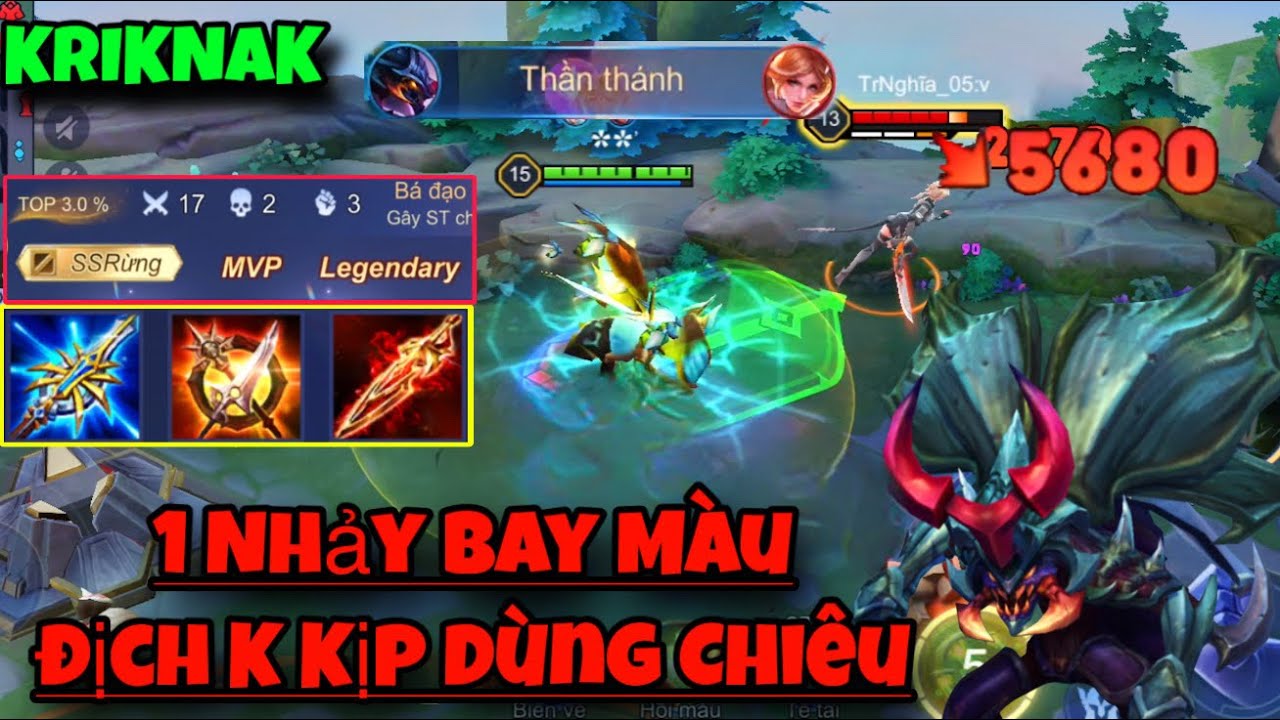 KRIKNAK Sốc Dame Cực Ảo 1 Nhảy Địch Bay Màu Không Kịp Dùng Chêu