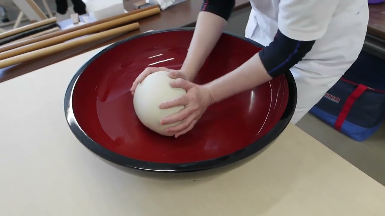 そば打ち練習　T氏　五段位　二八　1.5kg
