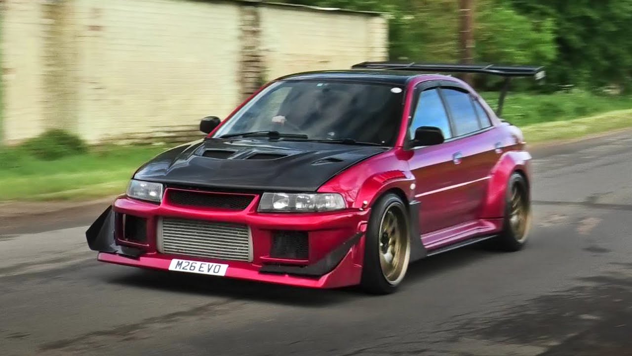 Excited Japanese Cars ARRIVING at a Car Show - LOUD Turbo Sounds!