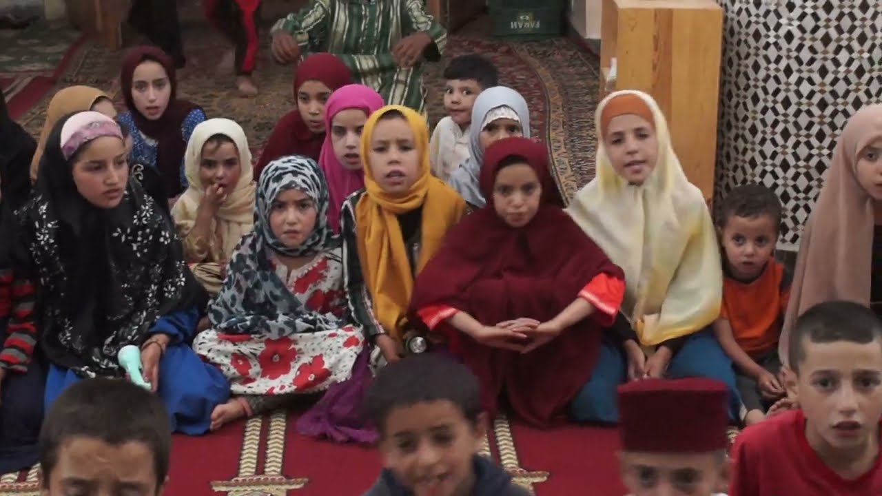 حزب المساء بأعالي جبال أزيلال بمسجد دوار  ترسال التابع لجماعة أيت بوولي بحضور شيخ الزاوية البصيرية