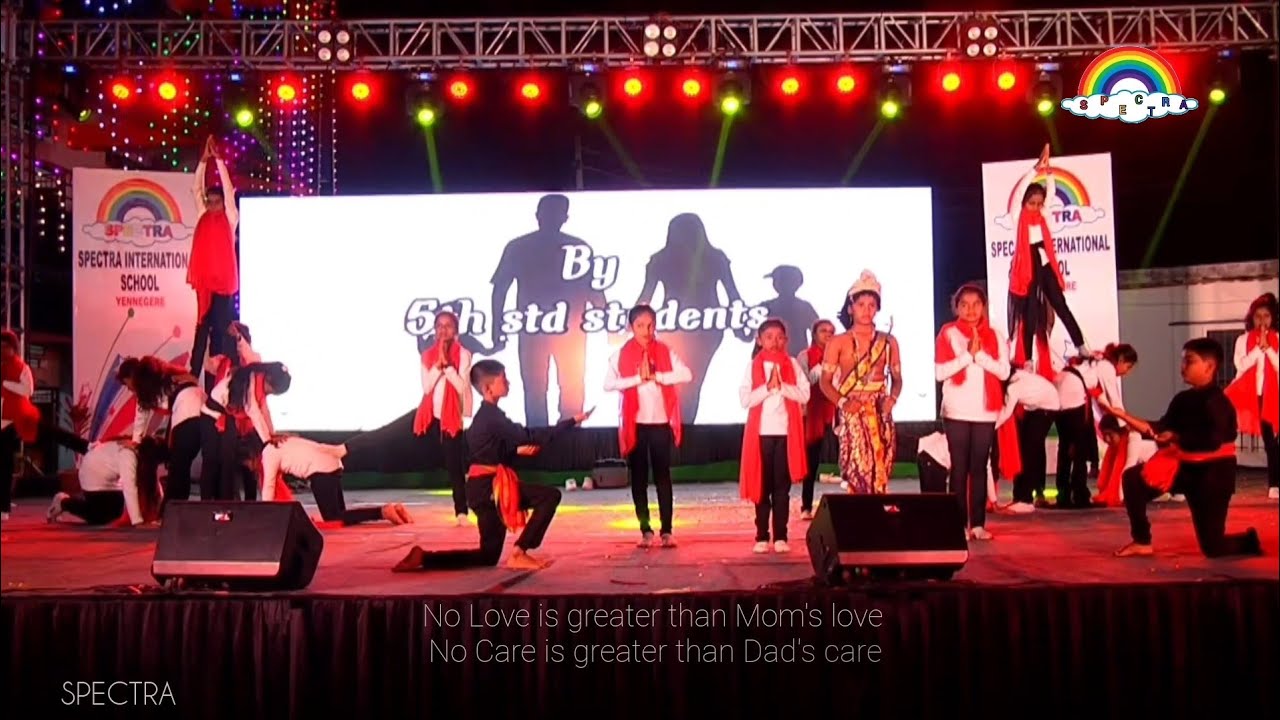 SPECTRA INTERNATIONAL SCHOOL//Theme dance// JEEVA KOTTAVALU DANCE// APPA I LOVE YOU DANCE//