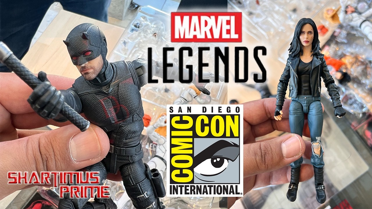 Первый взгляд! Фигурки Marvel Legends Сорвиголова и Джессика Джонс из Disney+ и не только на SDCC...