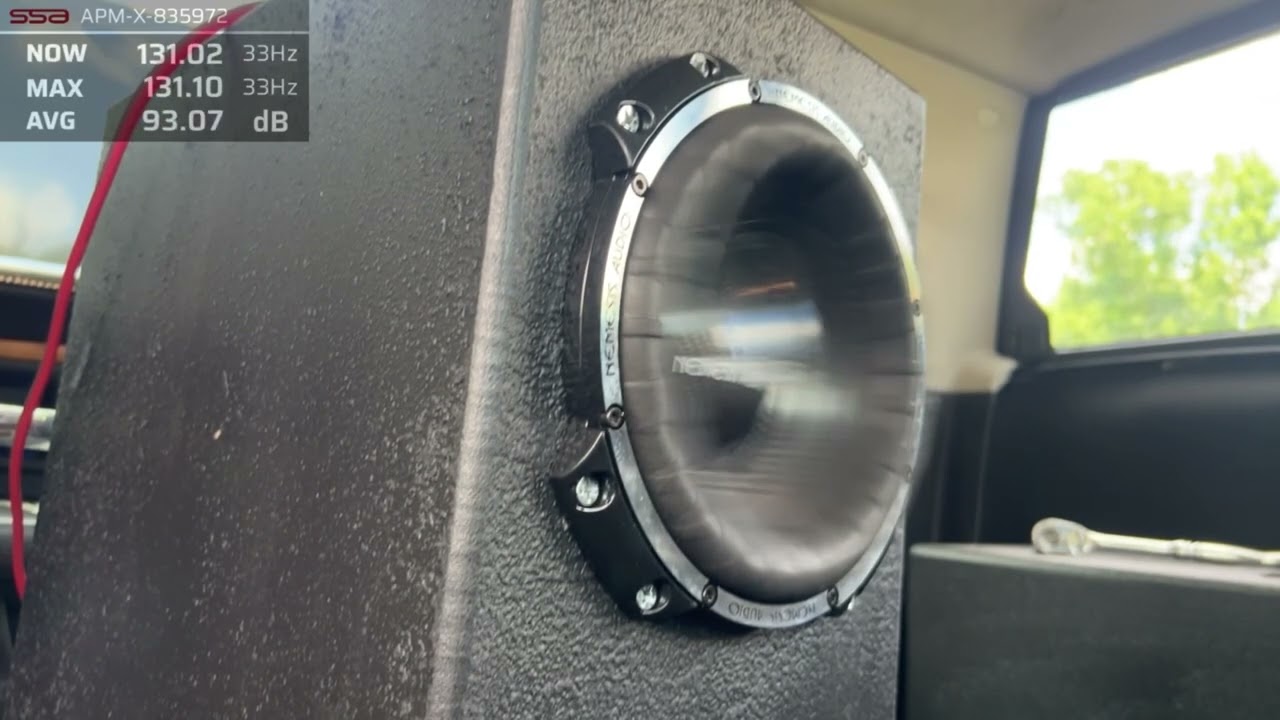 Nemesis Audio NA-8T 131.10db@33hz!!! 3” VC Can Dig Low in 1 cube!!