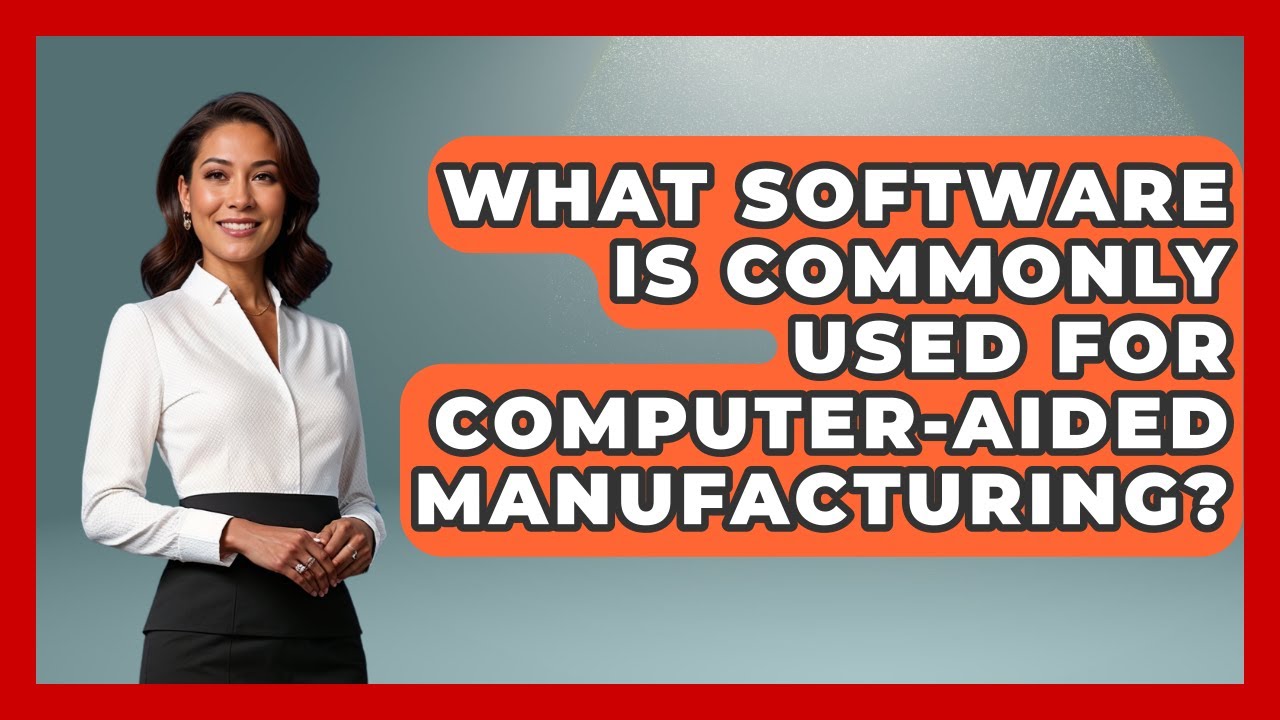 What Software Is Commonly Used for Computer-Aided Manufacturing? - Mechanical Engineering Explained