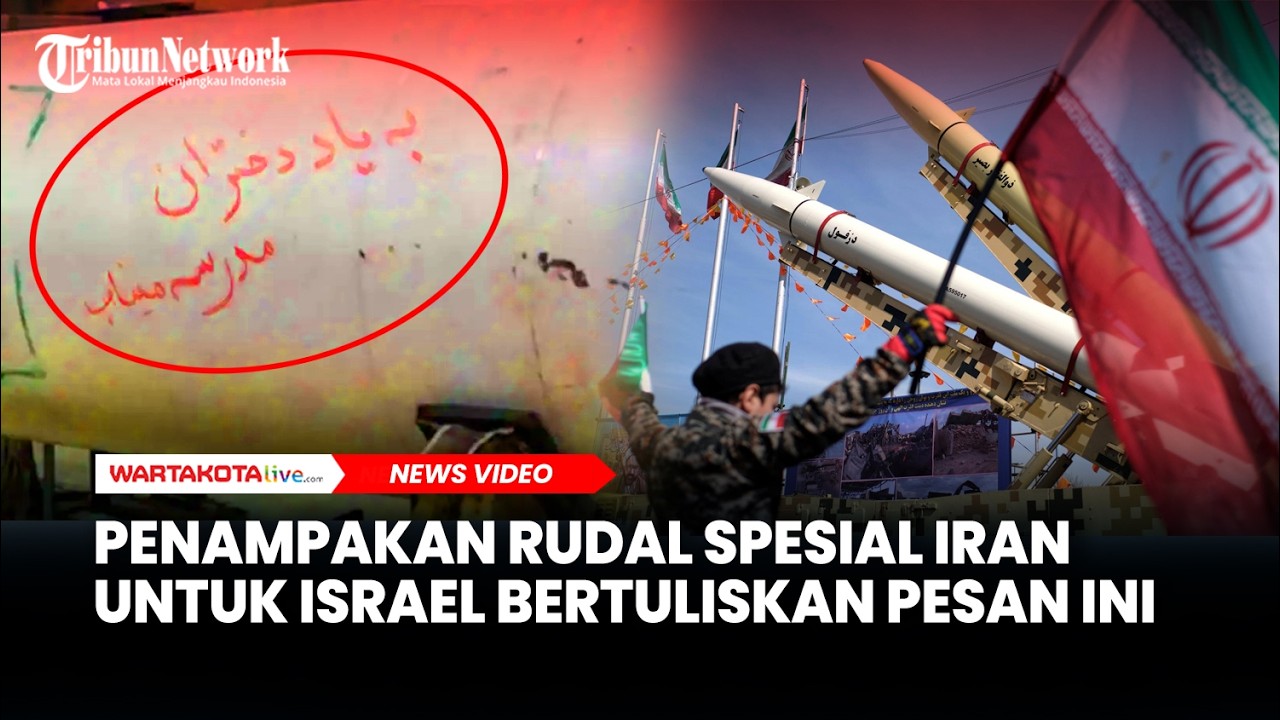 Iran Kirim Rudal Spesial untuk Israel Bertuliskan, 