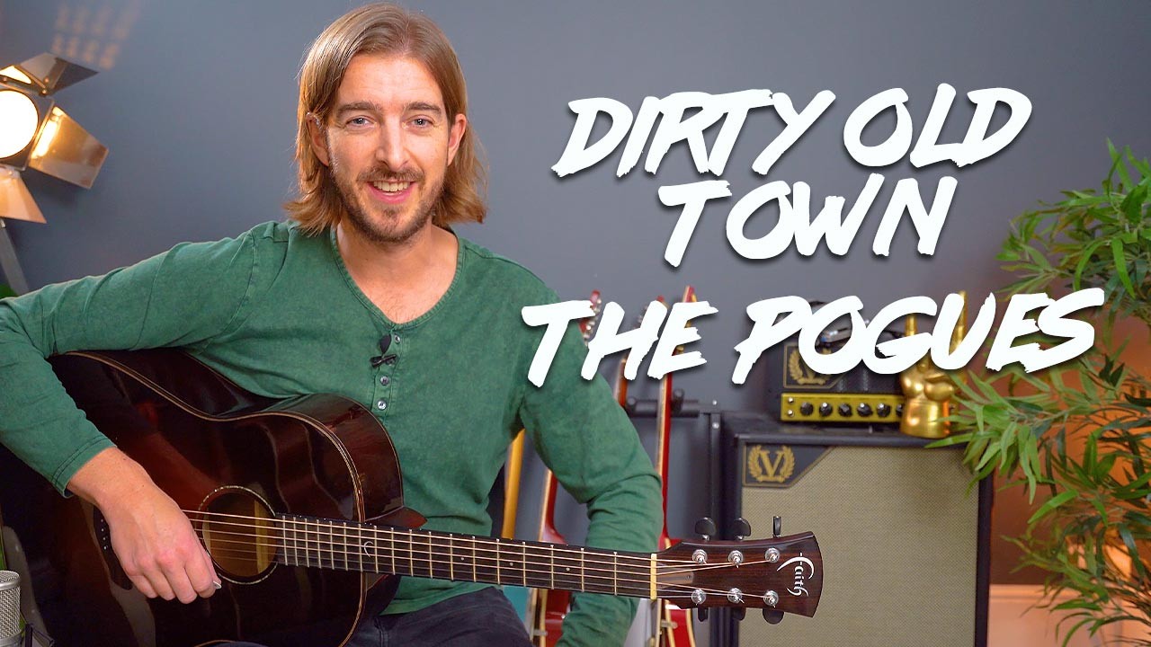 Play Dirty Old Town (Pogues version) with easy chords!