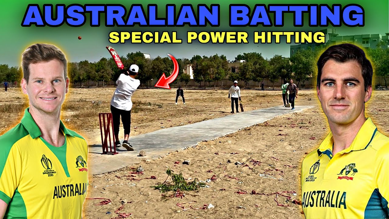 Bating Style Like Australian Players🥶|Power Hitting By Or Auses 🥵