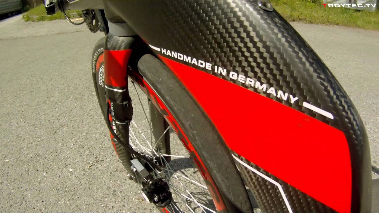 102,6Km/h Speeddownhill mit TROYTEC Liegerad