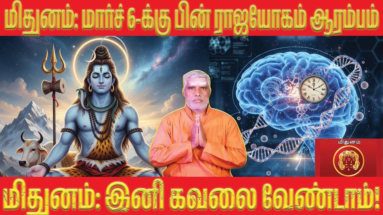🔴 மிதுன ராசி பலன் - மார்ச் 2026 | Mithuna Rasi Palan March 2026 Tamil|Arithu kel Astro