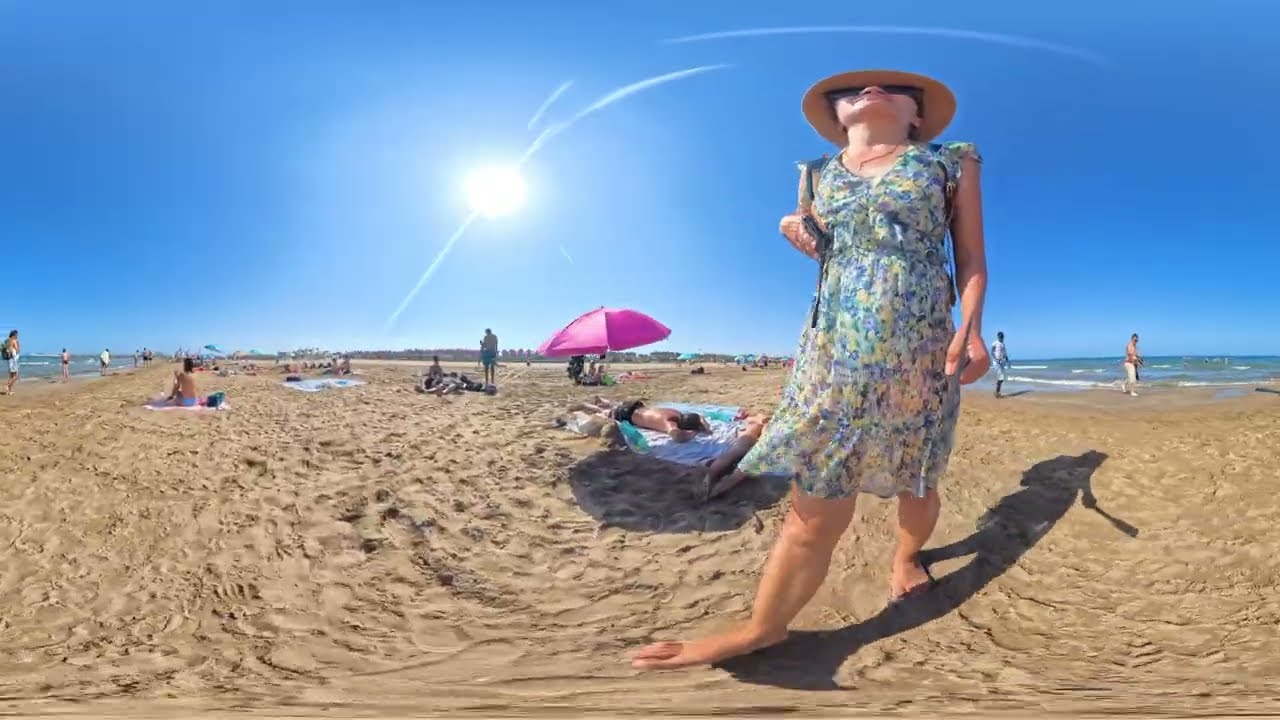 Must See ! 8K VR360 La Marina Beach | Virtual Walking Tour | 01 01 2025