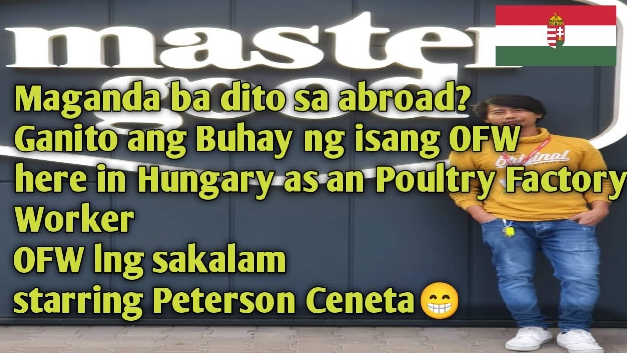 Ang Buhay ng isang OFW,here in Hungary as an Poultry Factory Worker,