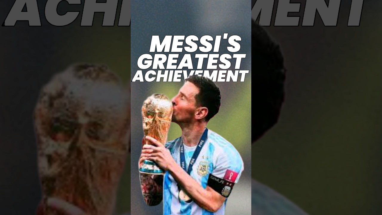 Leo messi's Greatest Achievement of Career.#messi