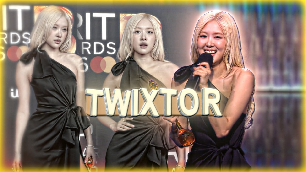 ROSÉ TWIXTOR 4K  BRIT AWARDS 2026