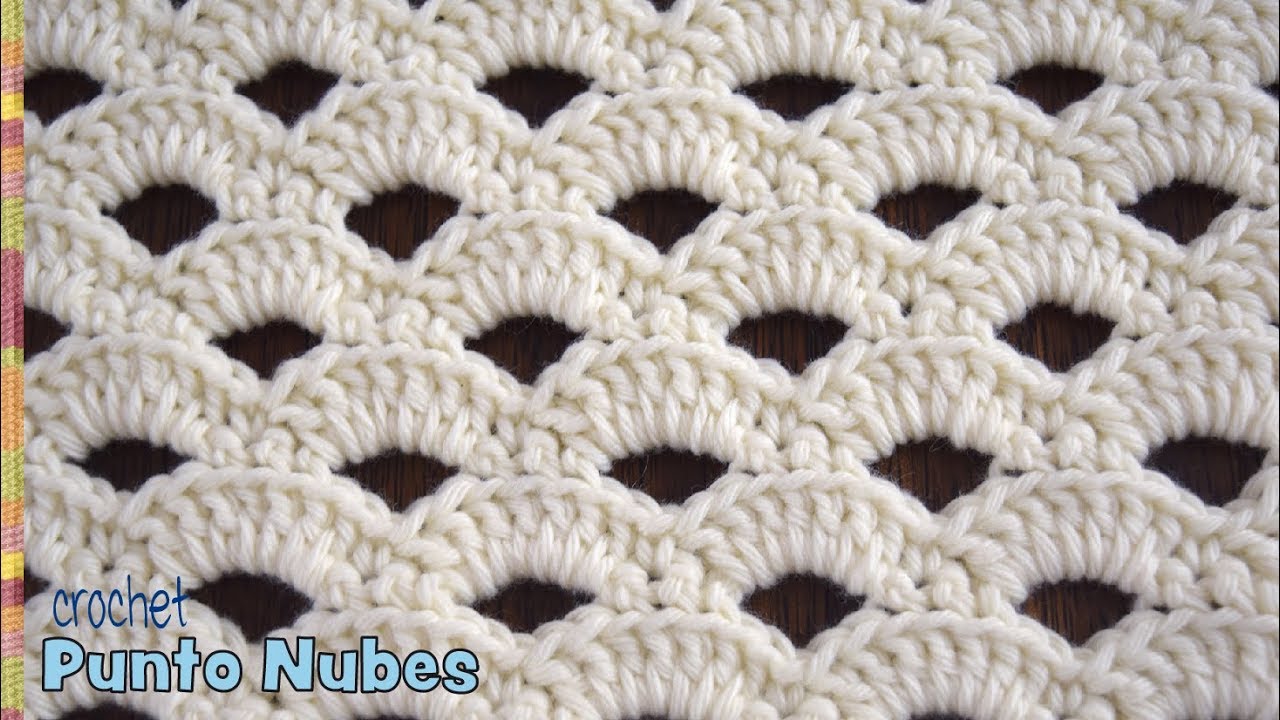 Punto NUBES tejido a crochet ☁️🌤 / Tejiendo Perú