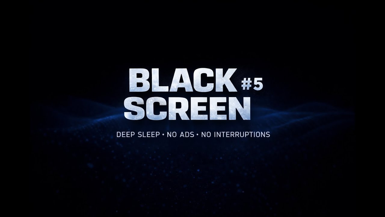 Black Screen Deep Sleep Overnight (8 Hours) #5 | Fall Asleep Fast • Stay Asleep • No Ads • 528 Hz