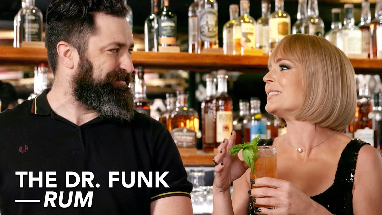 The Dr  Funk Dark Rum Cocktail Recipe | MIX Cocktail Hour