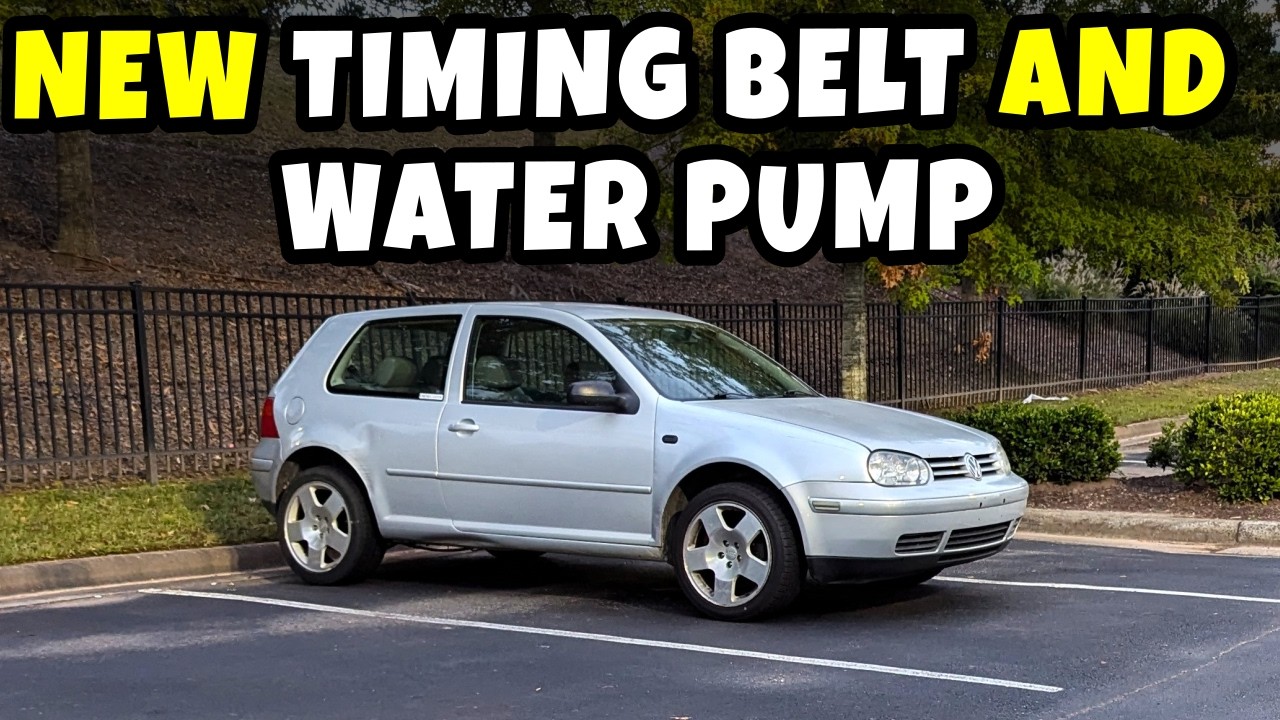 MK4 Golf | Installing a timing belt and water pump | I had a squeaky pump